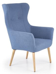 Poltrona imbottita Cotto blu - H 99 cm