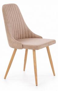 Sedia tessile K285 beige - H 85 cm