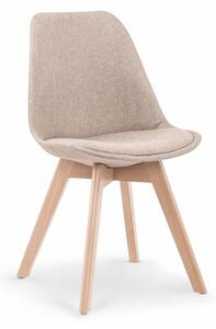 Sedia tessile K303 beige - H 83 cm