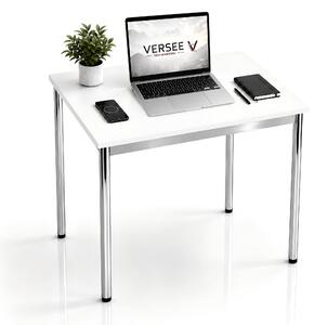 Scrivania / tavolo da conferenza VERSEE VST1 100x90 cm bianco - regolabile in altezza, stabile