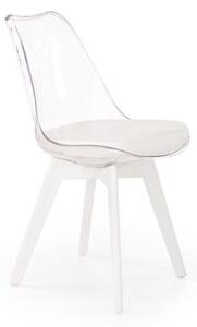 Sedia in policarbonato K245 bianco - H 83 cm