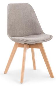 Sedia tessile K303 grigio chiaro - H 83 cm