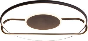 Plafoniera LED soggiorno soffitto camera da letto moderno nero 1384822
