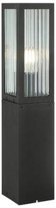Lampada da esterno a incasso, modello Getta, altezza 50 cm, colore nero, attacco E27, 20W, grado di protezione IP44