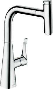 Hansgrohe M71 - Miscelatore per lavello M7115-H240 con doccia estraibile, sBOX, cromo 73802000