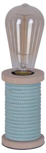 Lampada da tavolo Max E27 Ø7,5 cm turchese
