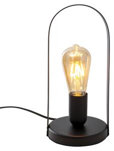 Lampada da tavolo Faro E27 Ø13,5 cm nero