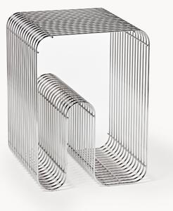 Sgabello in metallo Curva