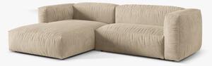 Divano angolare modulare Martina velluto Vogue - L280 cm