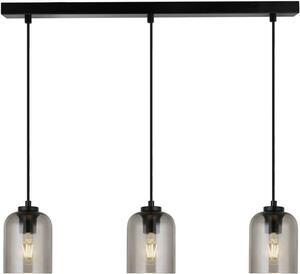 HOME DELUXE Luce a sospensione in vetro SELINA - Grigio fumo | luce a sospensione, luce a sospensione, luce in vetro fumé