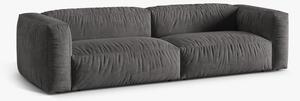 Divano modulare Martina 4 posti in velluto Vogue - L320 cm