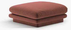Pouf Torino in velluto - L80 cm