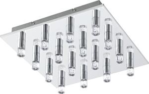 Eglo 95363 Teocelo LED plafoniera 17,6W luce quadrata cromo