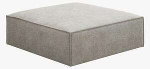Pouf Kaelle in chenille - L100 cm