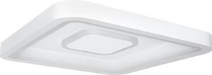 LEDVANCE ORBIS STELLA SMART+ WiFi, 48x48cm, plafoniera LED dimmerabile per interni, 32W, temperatura di colore 2700 - 6500K, 3250 lumen, 2 moduli LED RGB, design quadrato, bianco
