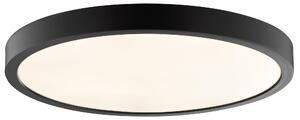 Plafoniera LED brillante Jade Ø 37,5 x 3,1 cm bianco caldo-bianco freddo nero