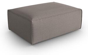 Pouf Mackay in tessuto vellutato - L100 cm