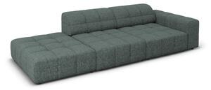 Divano Chicago in ciniglia a 3 posti, aperto su un lato - L262 cm