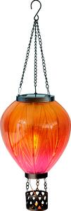 LED XL solare lanterna mongolfiera struttura in metallo decorazione giardino