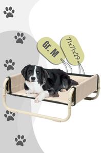 Maelson Soft Bed - cuccia pieghevole per cani, beige, taglia M - 71 x 71 x 29 cm