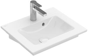 Villeroy&Boch Venticello lavabo 500x420mm 1L braccio HL con troppopieno Stone White C+, 412450RW