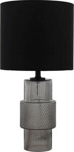 HOME DELUXE Grande lampada da tavolo in vetro YUKI - Grigio fumo | Lampada da tavolo Lampada da scrivania Lampada da comodino