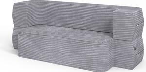 Divano Vitalispa Lille Grigio 190 cm con funzione di riposo, Model 47224