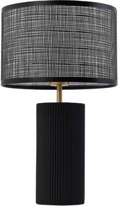 Lampada da tavolo Lindby Sorscha, nero, ferro, Ø 26 cm