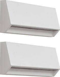 Lindby Lampada da parete per esterni a LED Appeso, larghezza 22 cm, set da 2 pezzi