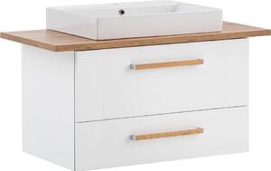 Set da bagno Möbelpartner Duo 1022 102 cm bianco