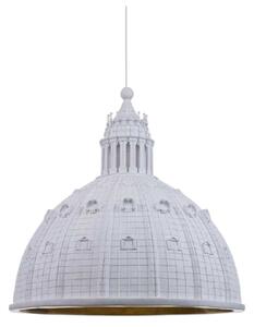 LAMPADARIO SELETTI IN RESINA CUPOLONE 45H 47 BIANCO 07967