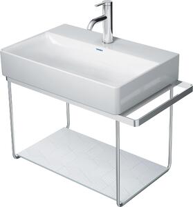 Duravit DuraSquare console en métal 66,5x38,1cm, pour lavabo 235660, porte-serviettes, montage mural, 0031141000, 0031141000