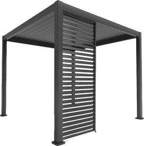 Parete laterale "Mirador" per pergola di 3 m, antracite