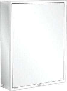 Villeroy & Boch My View Now armoire de toilette apparente, 1 porte, charnières à droite, avec éclairage, avec variateur à détection, 600x750x168mm, A4556R00, A4556R00