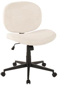 Duo Collection Tilo sedia girevole | sedia da ufficio in velluto a coste | moderna | sedia da sartoria