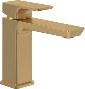 Miscelatore monocomando per lavabo V&B Subway 3.0 senza set di scarico, oro spazzolato
