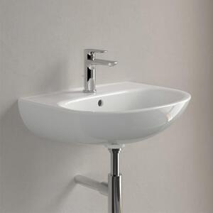 V&B lavabo O.Novo 55x44cm, ovale, con rubinetto, con sfioratore, bianco C-plus