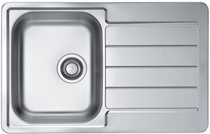 Lavello in acciaio inox ALVEUS Line 80 Natur 790x500x0,6 mm 1069147