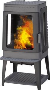 EEK A Plamen Authentic 35N stufa di design in ghisa, alimentazione aria esterna 11kW