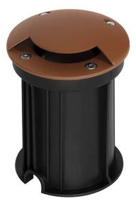 Faretto Carrabile Monodirezione MR16 IP67, Acciaio INOX, 12/24V, Corten Colore Corten