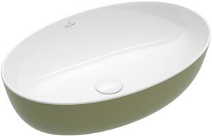 Vasque à poser Villeroy & Boch Artis, ovale, sans trop-plein, 610x410mm, 419861BCS8, 419861BCS8
