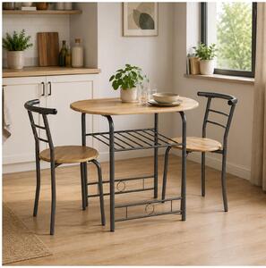 Set da pranzo in rovere artigianale Merit