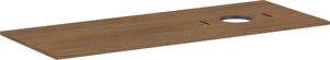 Hansgrohe Xilesa E Console avec découpe à droite pour lavabo à poser, sans trou pour robinetterie, 1375x550x16mm, 54279550, 54279550