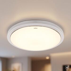 Lampada da soffitto a LED in metallo IP44 D: 26 cm rotonda Bianco neutro 4100 K 1840 lm