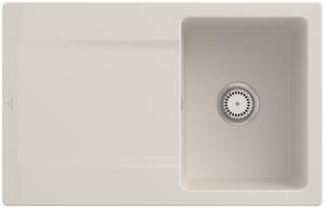 Lavello Villeroy&Boch, lavello Siluet 45 Crema 800x510mm, larghezza base 45cm