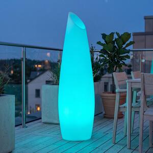 Luce decorativa a LED da giardino RGBW dimmerabile telecomando bianco 170 cm IP65 portatile ricaricabile lampada da esterno lampada da terra da esterno lampada da terra da esterno terrazzo