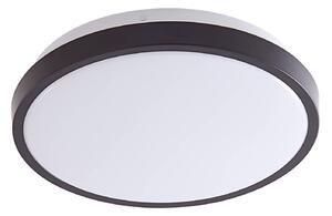 Lindby LED lampada da soffitto Medon Ø 29 cm plastica nera IP44