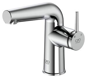 Miscelatore per lavabo grigio, rubinetteria da bagno in ottone MLB19