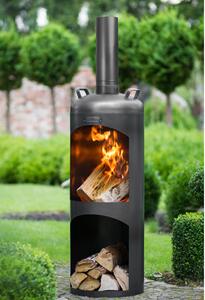 Stufa da giardino "FARO", pozzo del fuoco, cesto del fuoco