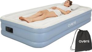 Materasso gonfiabile a due posti, dimensioni 191x99x33 cm, autogonfiante, capacità fino a 100 kg